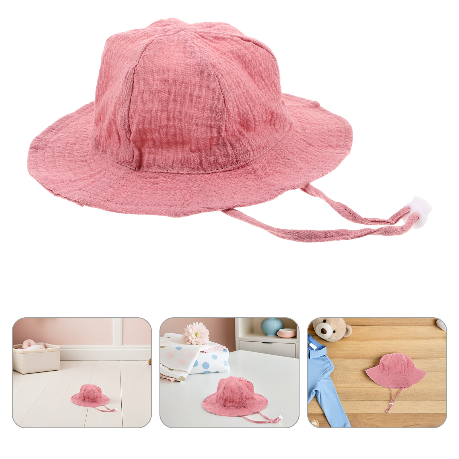 Bucket Hat Cotton - قبعة قطنية للأطفال الرضع، ناعمة وقابلة