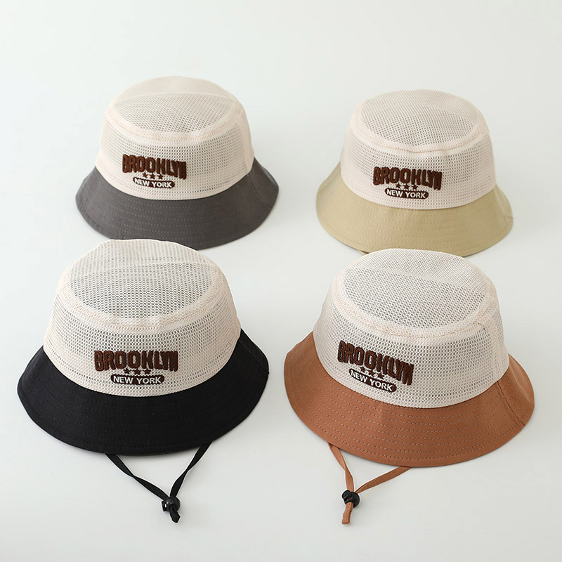 قبعة شمسية للأطفال مطرزة بالحر - مراجعة Bucket Hat Cotton وسعره