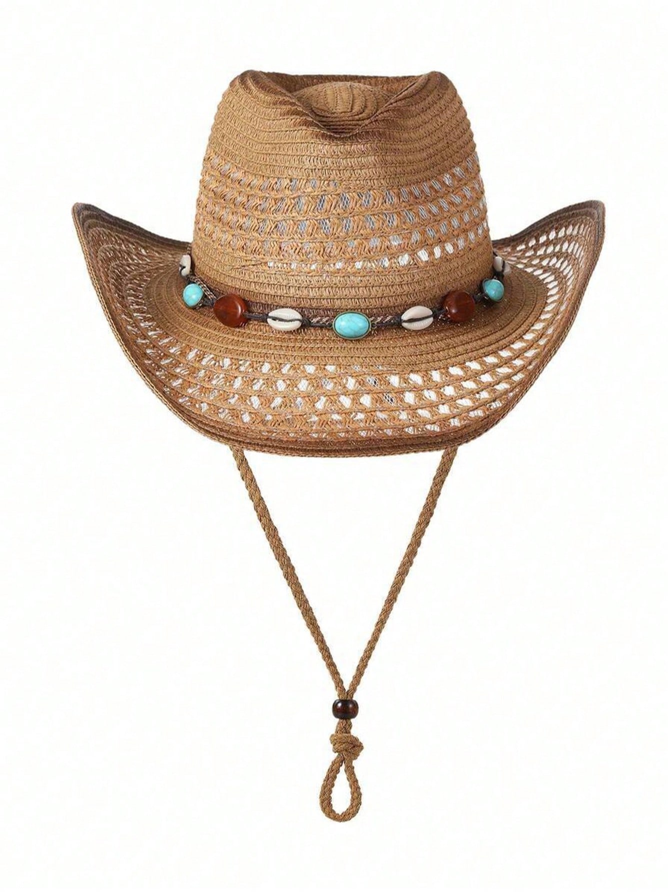 قبعة كاوبوي من القش البني المج - مراجعة Cowboy Hat Straw وسعره